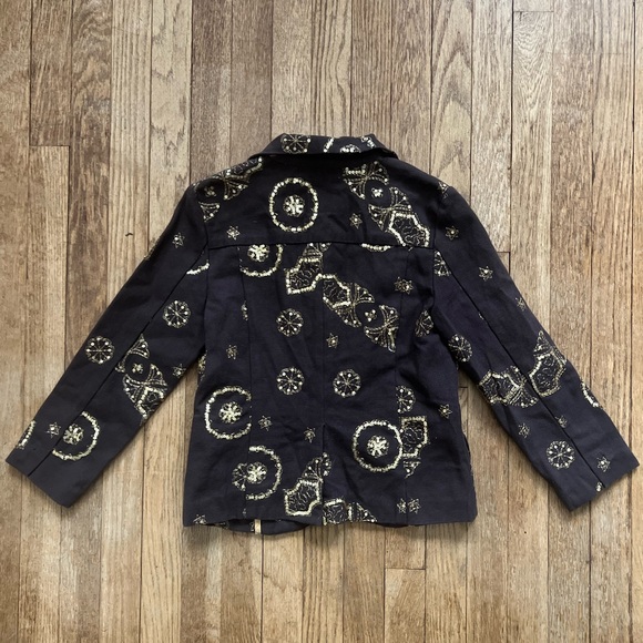 Sugar Lips Women’s Brown/Gold Embellished Jacket - Picture 8 of 8